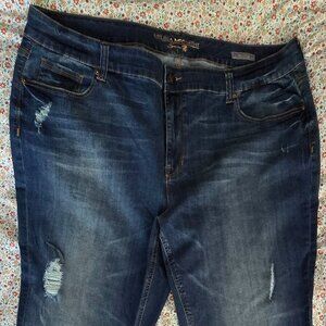 Melissa McCarthy Seven7 Dark Wash Girlfriend Jeans